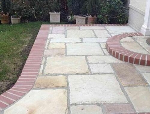 background of floor with paving stones bournemouth