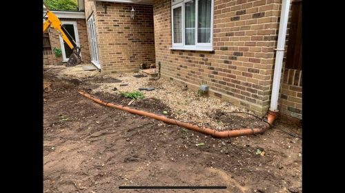Groundworks before landscaping